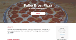 Desktop Screenshot of falbobrospizzashorewood.com